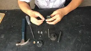 ESUNTEK Wire wheel assembly disassembly video for Molybdenum Wire Cutting edm Machine