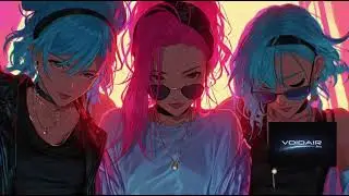 🎧 Afterglow Girls ✨ | Catchy Synthwave Pop | 3 Female Vocals | Dreamy Rivalry Story