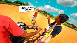 Voltei no CAMPO pra CORTAR a linha da PIPA dos MOLEQUES do bairro VIZINHO