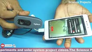 External usb camera for mobile, connect webcam to phone for live streaming, Logitech C270 Webcam