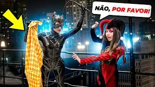 CATWOMAN BEAT THE MULTIVERSE PREY AND FORCED HER TO DRESS UP AS HARLEY QUINN