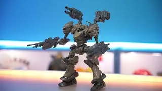 Bandai 30MM Armored Core VI Orbiter Nightfall model 1-day build