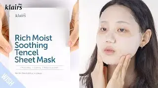 The Best Skin Friendly Mask for All Skin Types | Klairs Rich Moist Soothing Tencel Sheet Mask