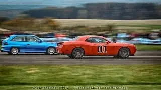 Flugplatzblasen 2013 HD: Opel Astra vs Dodge Challenger, General Lee