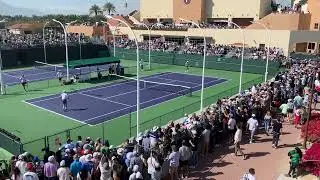 Novak Djokovic at Indian Wells 2024 : practice