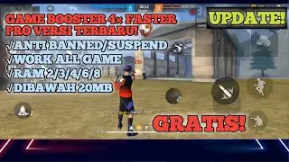 GAME BOOSTER 4× FASTER PRO TERBARU 2024! #gamebooster  #gamebooster4xfasterpro