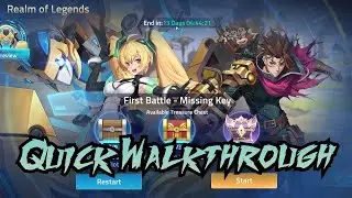 Realm Of Legends: First Battle - Missing Key (Mecha Layla) - Quick Walkthrough