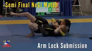 Arm Lock Submission | IBJJF American Nationals semifinal | BJJ NoGi
