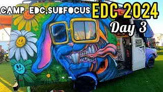 EDC 2024 💃🏻🔊 day 3⛺️Camp EDC, Sub Focus #electricdaisycarnival2024 #insomniacevents #subfocus