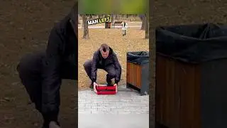 He left a box at the park but she noticed it! 💕