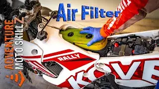 Kove 450 Rally Air Filter Removal - Replacement - Reinstall