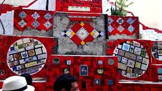 Бразилия, Рио де жанейро - лестница Селарона (Rio de Janeiro Brasil - Escadaria Selaron)