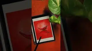Art Transition Video #shorts #watercolor #watercolorpainting #chilli