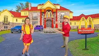 I Opened a Real McDonalds in my NEW HOUSE!!