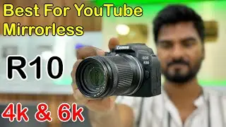 Best Video Shoot Camera Canon EOS R10 24.2MP Mirrorless with RF-S18-150mm Kit Lens