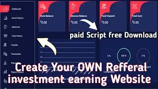 Create your own investment hyip earning website | paid script free download 2022