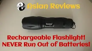 Rechargeable Flashlight?! - Baaaq T601 Flashlight Review