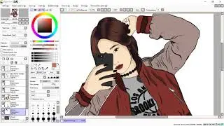 Самый простой арт в Paint Tool Sai