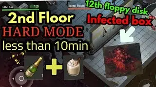 Clear 2nd Floor HARD MODE in less than 10min + Infected box | last day on earth