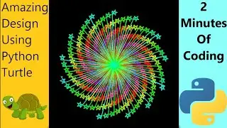 Python Turtle Code for Graphics Animation design | python turtle Art 