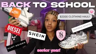 $2000+ BACK TO SCHOOL HAUL 2025 | diesel, glamaholic, kurt geiger, bottega, shein