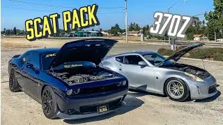 Loud FBO Nissan 370z Calls Out My Scat Pack! | Dodge vs Nissan | ScattyVlogs
