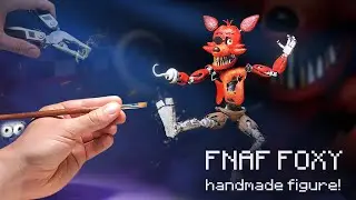 I made Foxy from FNAF 1 | Handmade Clay Figure (Five Nights at Freddy’s)