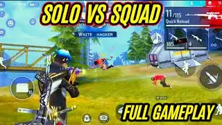 20 Kills💪 Insane 90% Headshot Rate ⚡ Solo VS Squad Full Gameplay | Poco x3 Pro vs iPhone 13 🤔