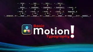 Motion Typography Title Animation Tutorial | DaVinci Resolve Fusion