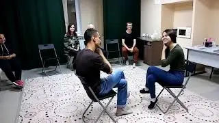 Продвинутая группа. Ульяна и Камиль. Этюд "Зеркало-2".