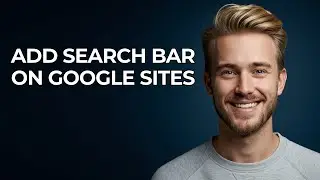 Add Search Bar On Google Sites - NEW! Step by Step