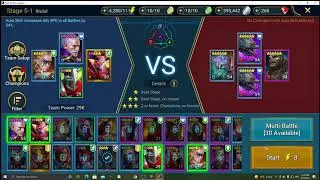 Raid Shadow Legends in Depth Campaign XP road map study