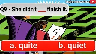 What's The Difference? English Test With Explanations | All Levels | English MasterClass 