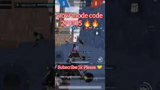 wow mode codes in pubg 😱🔥 || pubg wow mode 