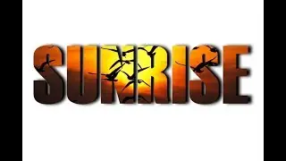 SUNRISE Text Effect in Photoshop CC | Photoshop Text Effects