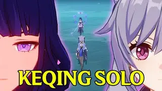 Keqing Solo New Weekly Boss Raiden Shogun [Genshin Impact]
