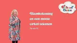 Handtekening en een mooie cirkel tekenen Tip-van-Til