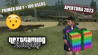 [ESP] NextGaming Roleplay | PRIMER DIA DE APERTURA 😨 | +100 USUARIOS