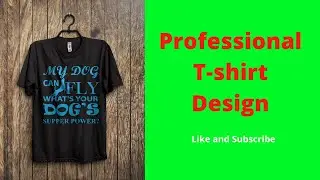 How to Design a Typography T-shirt I T-shirt Design I T-shirt