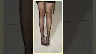 Silk stockings feet 