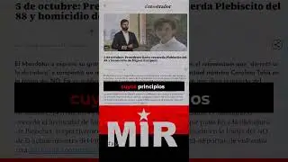 Boric, el MIR y la violencia como método de acción política