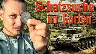 Zeitzeuge erzählt von Panzer im Garten & 400 Jahre altem Silber!! 😮 (was findet der Metalldetektor?)