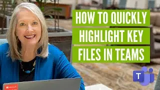 Boost Productivity: Pin Key Files in Microsoft Teams