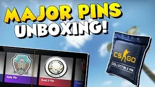CS:GO - Opening 10 Collectible Pins Series 1 Capsules!