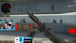 Shroud aim_botz haritasında alıştırma yapıyor CS:GO