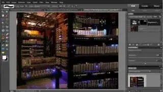 Photoshop Elements 10 - Highlight part of an image using adjustments layer mask