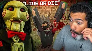 HE GOT RIPPED IN F#%KING HALF!! | Gears 2 (SAW Horror Game)
