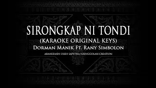 Sirongkap Ni Tondi (Karaoke) - Dorman Manik ft. Rany Simbolon #KaraokeLaguBatak
