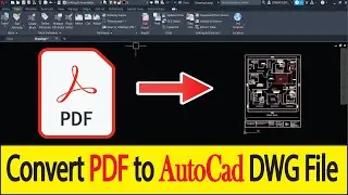 how to change autocad drawing into pdf hindi || PDF to DWG Converter