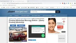 Whatsapp Button || Shortcut Way of Contact Us || Create Website || Online Tamil Tutorial